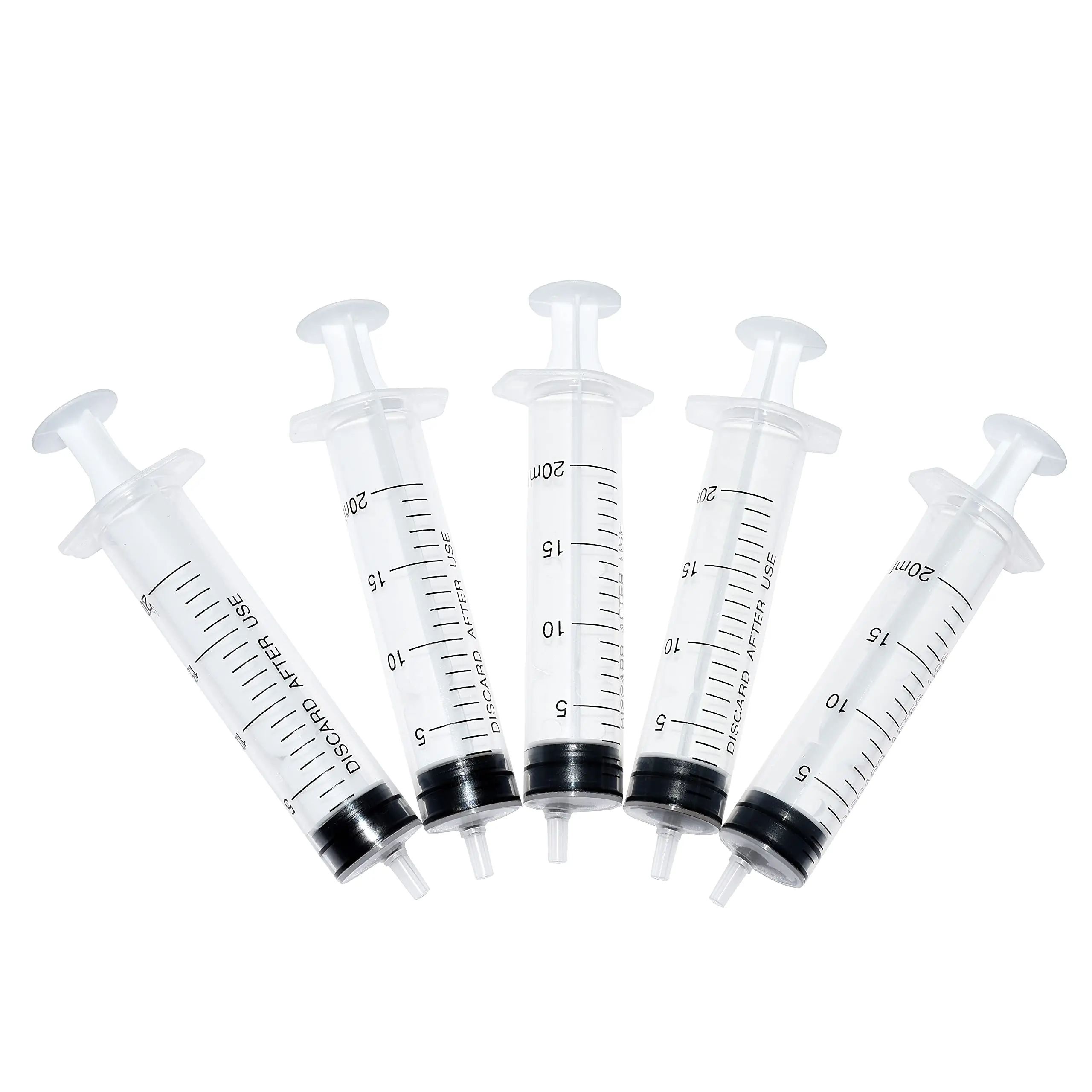 Health Wellness Gifts - 20ml Straight Mouth Plastic Syringe No