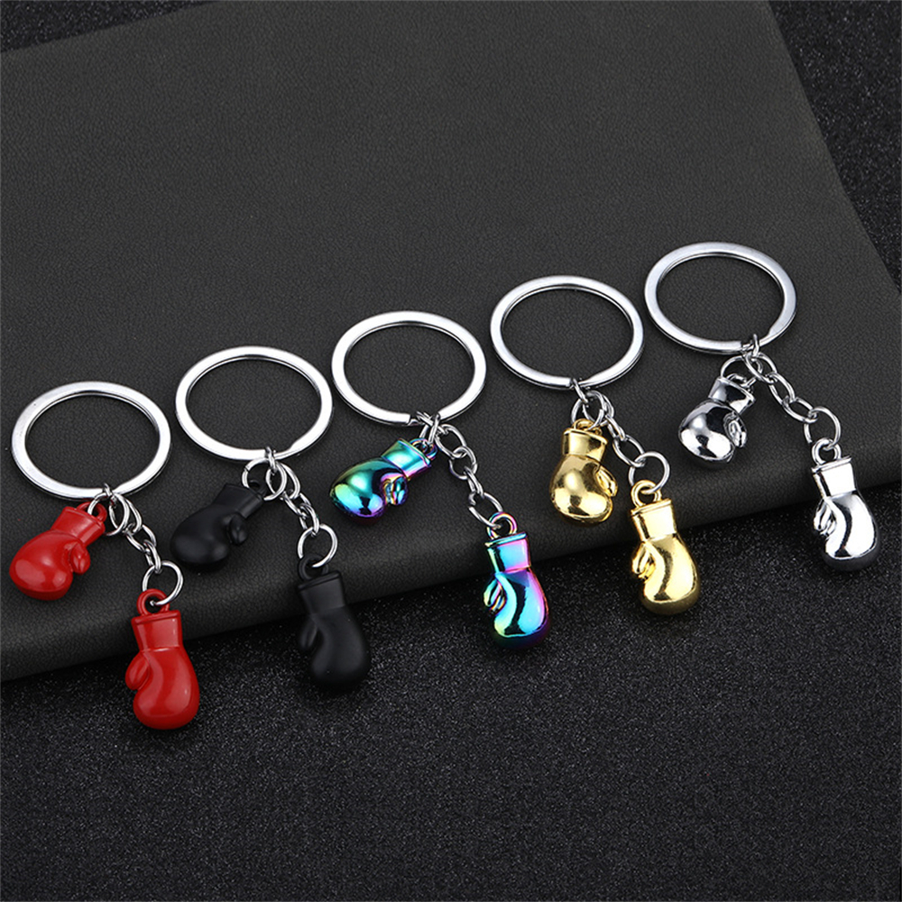 Health Wellness Gifts - Unique Boxing Gloves Keychain Creative Simulation