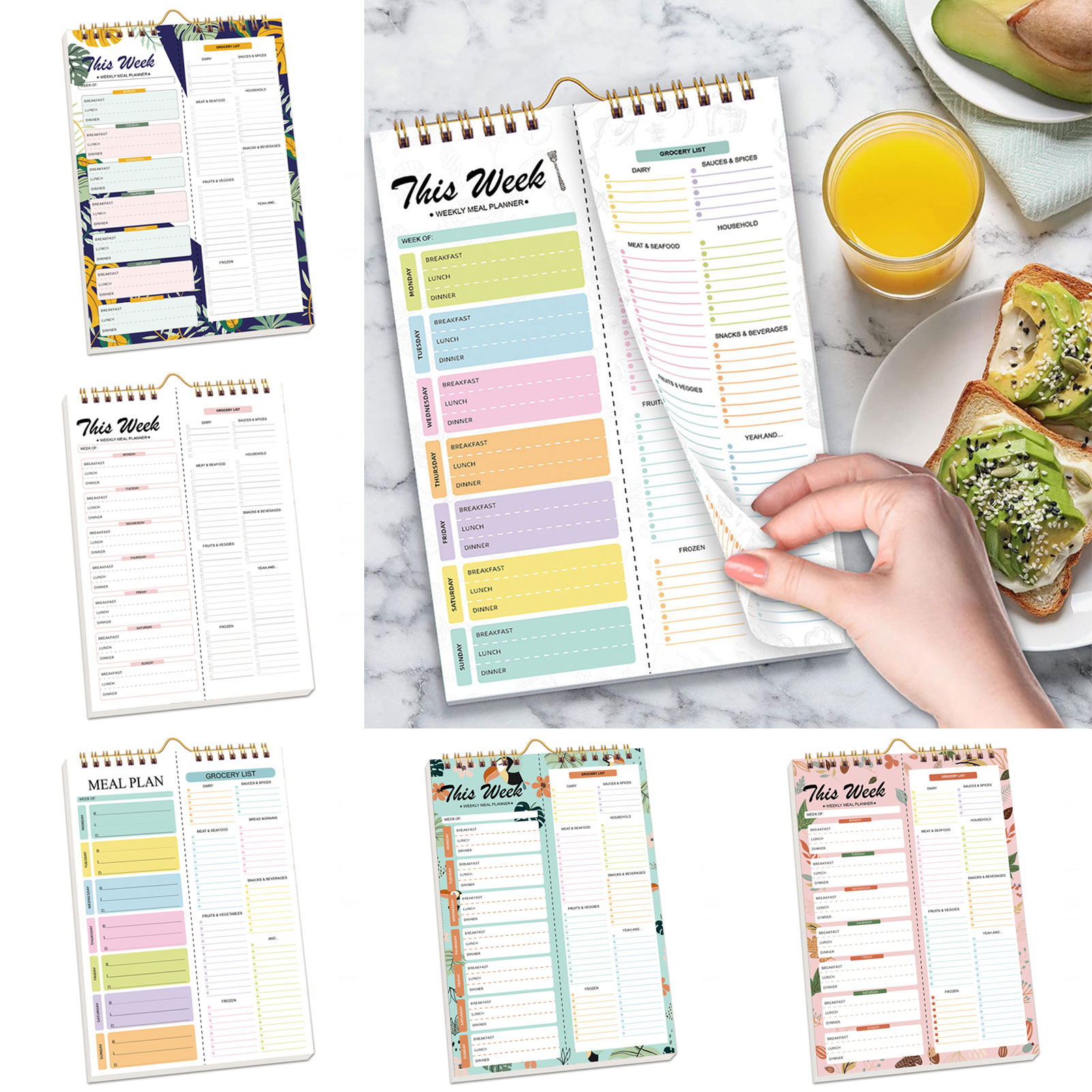 Breakfast Lunch Dinner Weekly  – обзор и цена Health Wellness Planner
