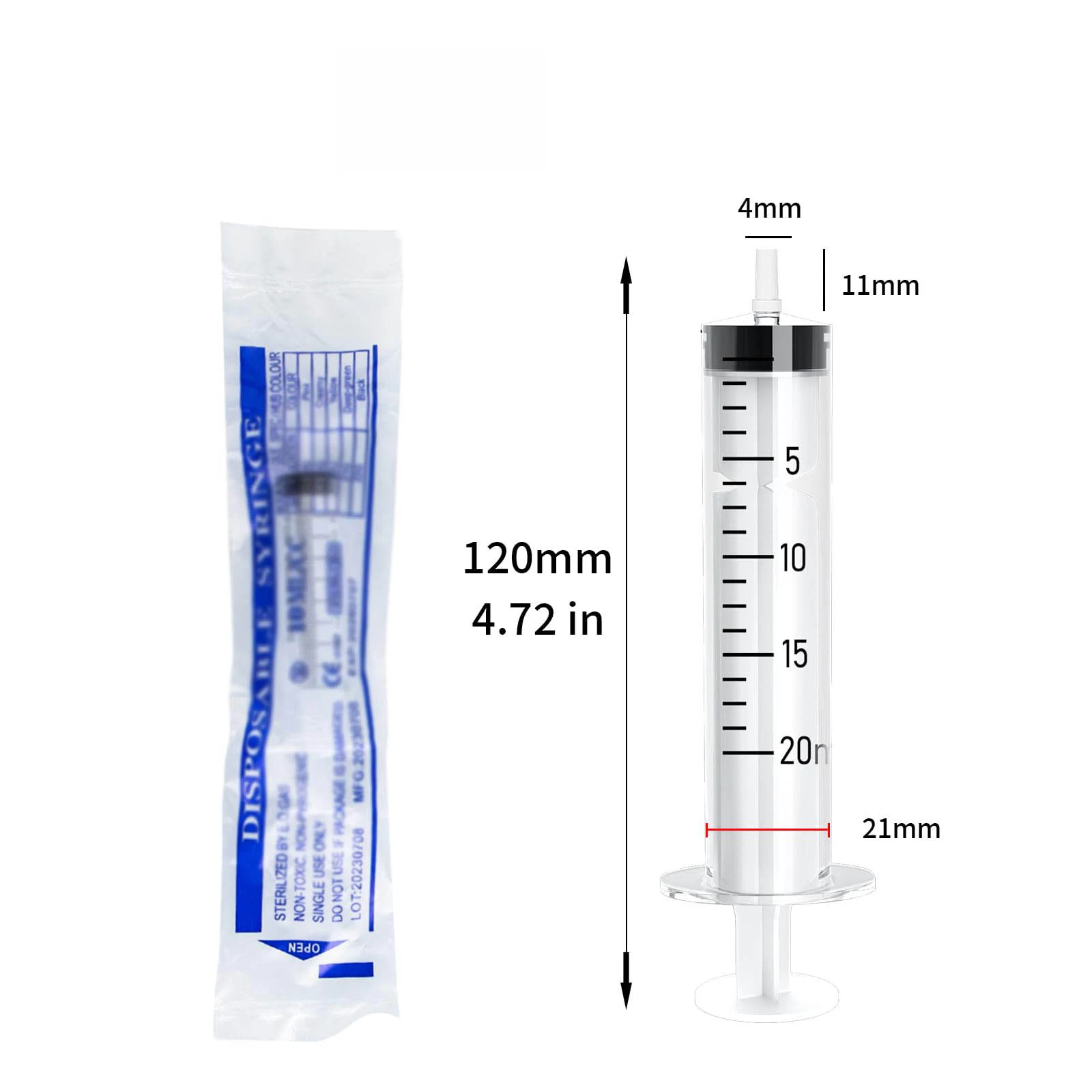 20ml Straight Mouth Plastic Sy – обзор и цена Health Wellness Gifts