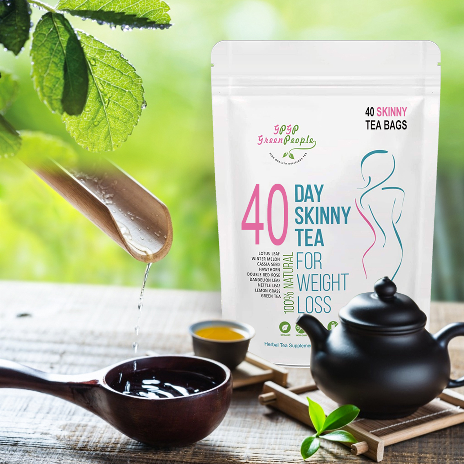 Natural 40 Days Herbal Skinny  – обзор и цена Health Wellness Gifts