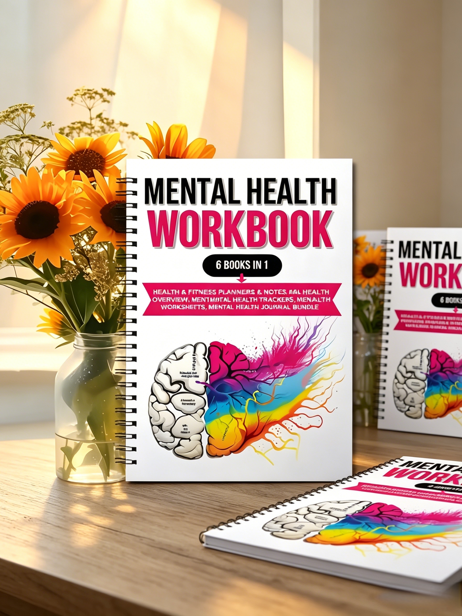1pcs Mental Health Workbook &  – обзор и цена Health Wellness Planner