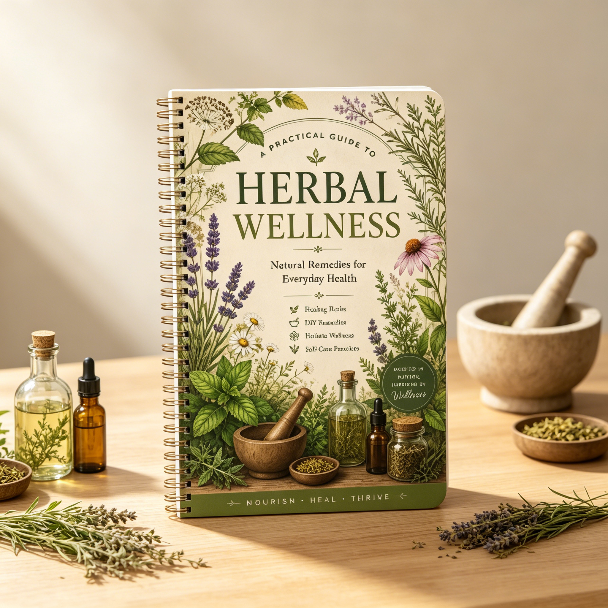 Herbal Remedies Journal A5 Spi – обзор и цена Health Wellness Planner